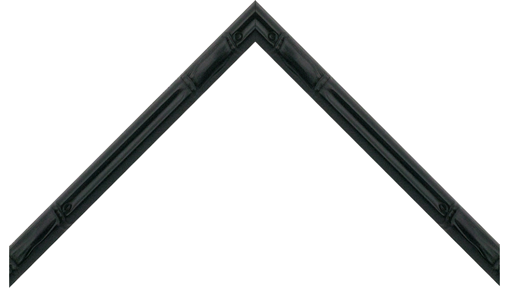 3/4" Antique Patina Bamboo Picture Frame