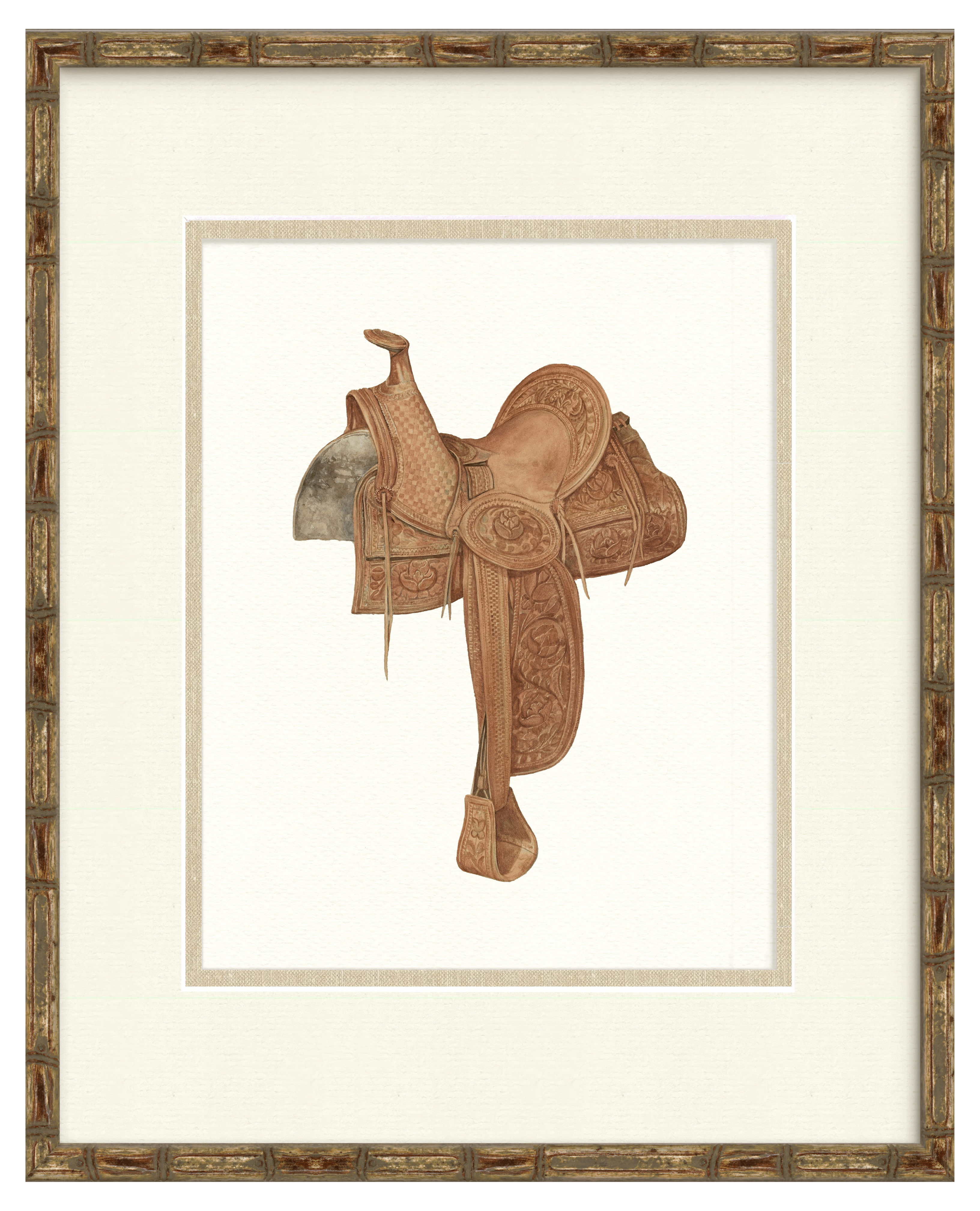 Vintage Saddle Illustrations - Arizona