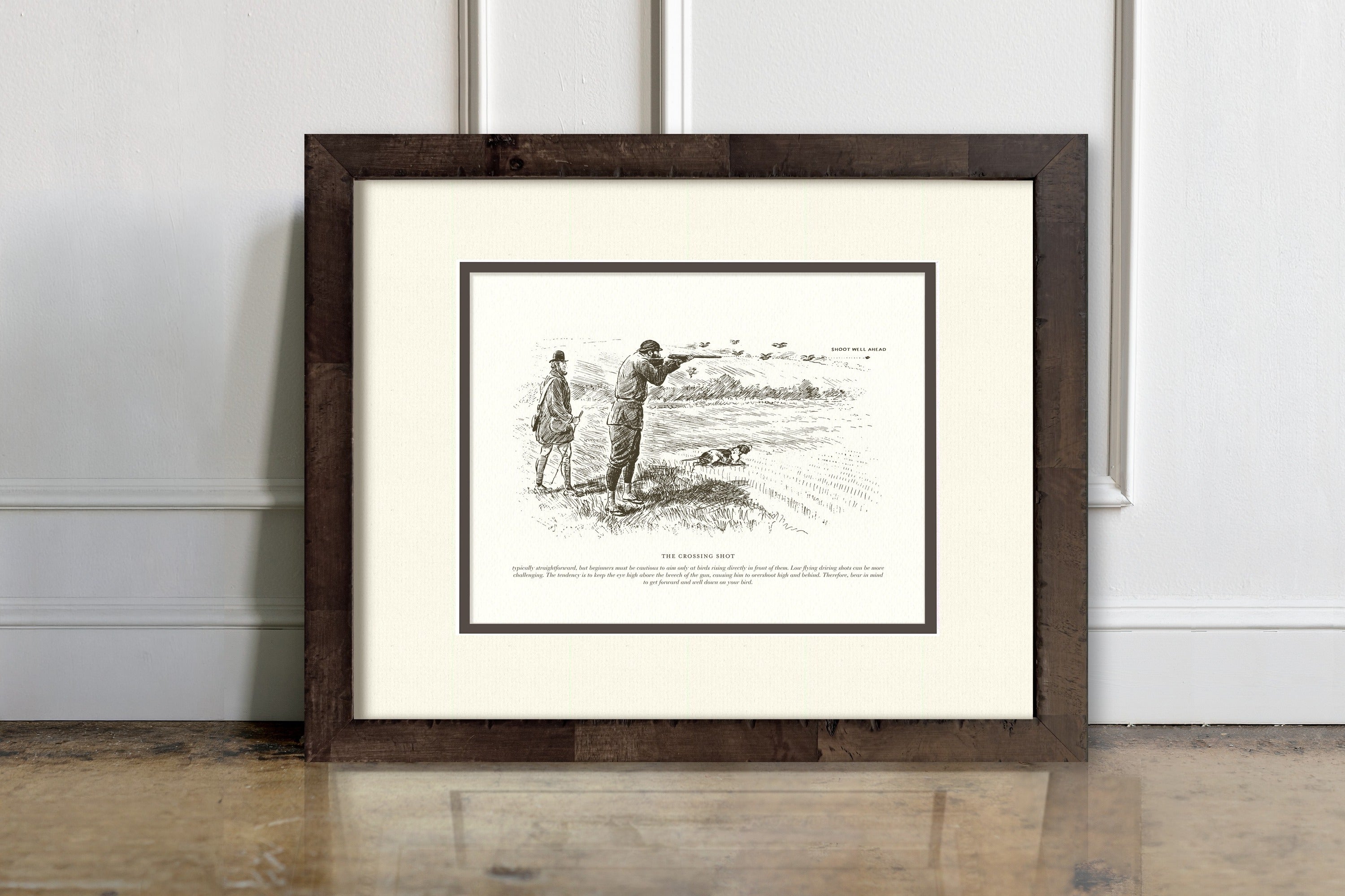 Sport Shooting Illustrations - The Crossing Shot