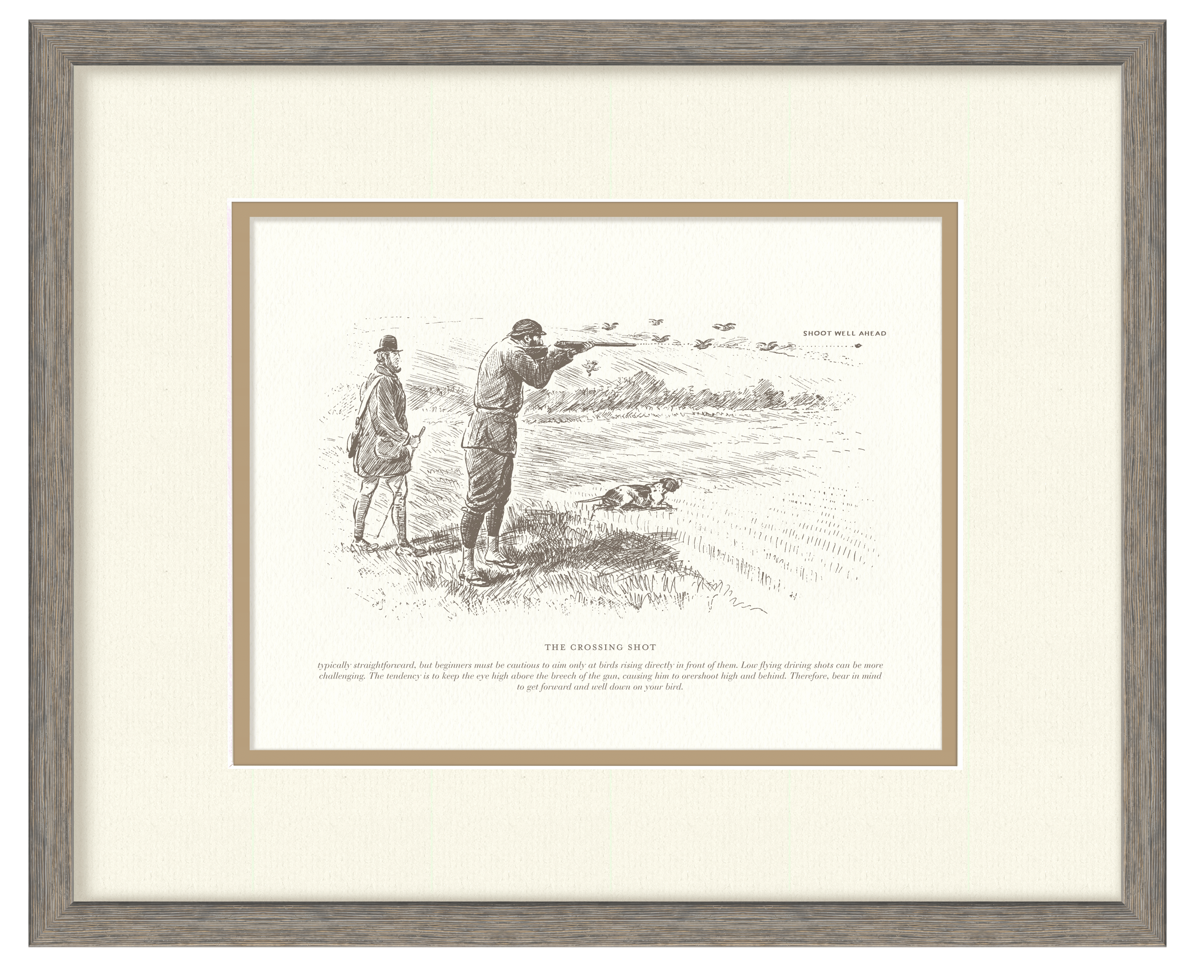 Sport Shooting Illustrations - The Crossing Shot