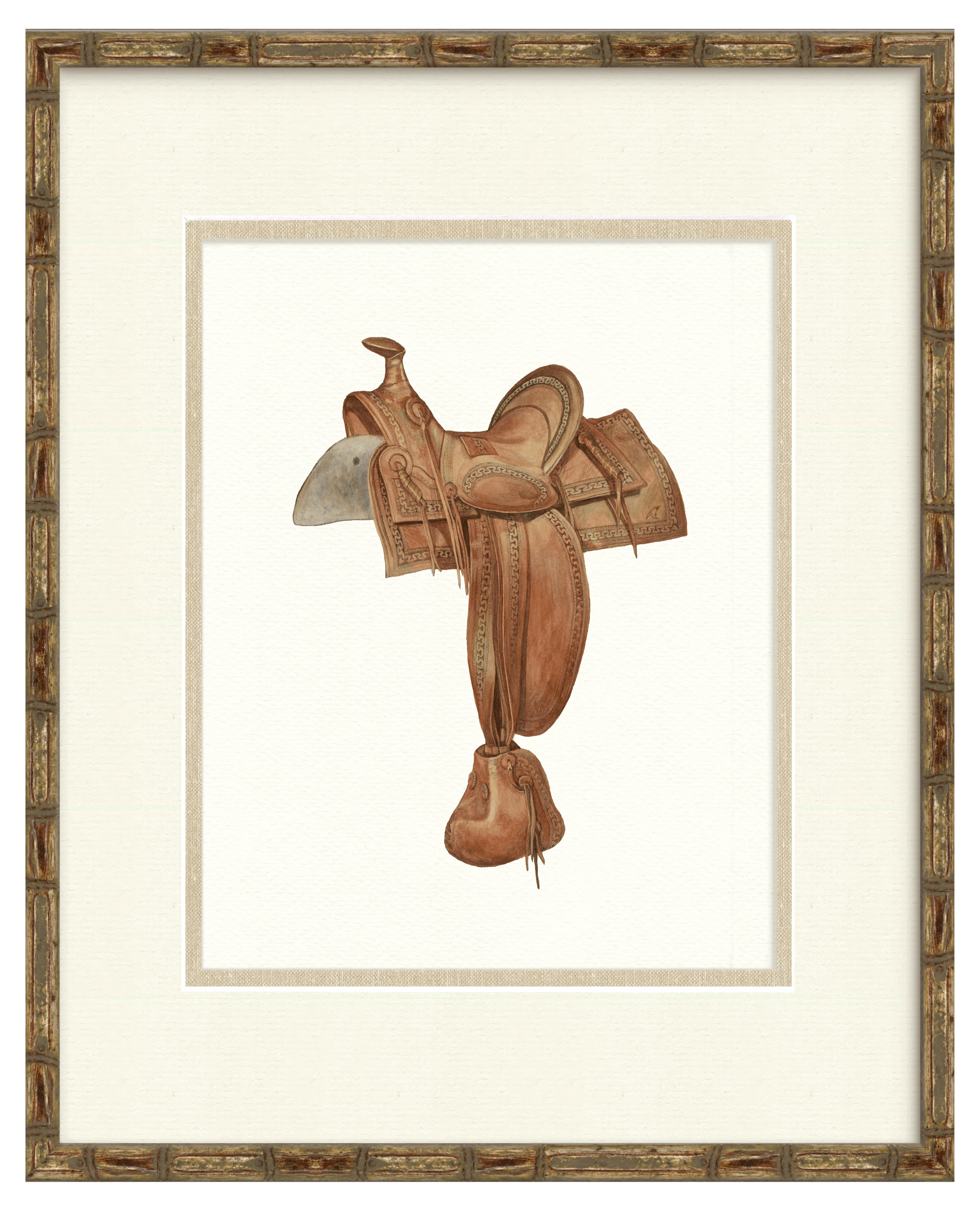 Vintage Saddle Illustrations - California