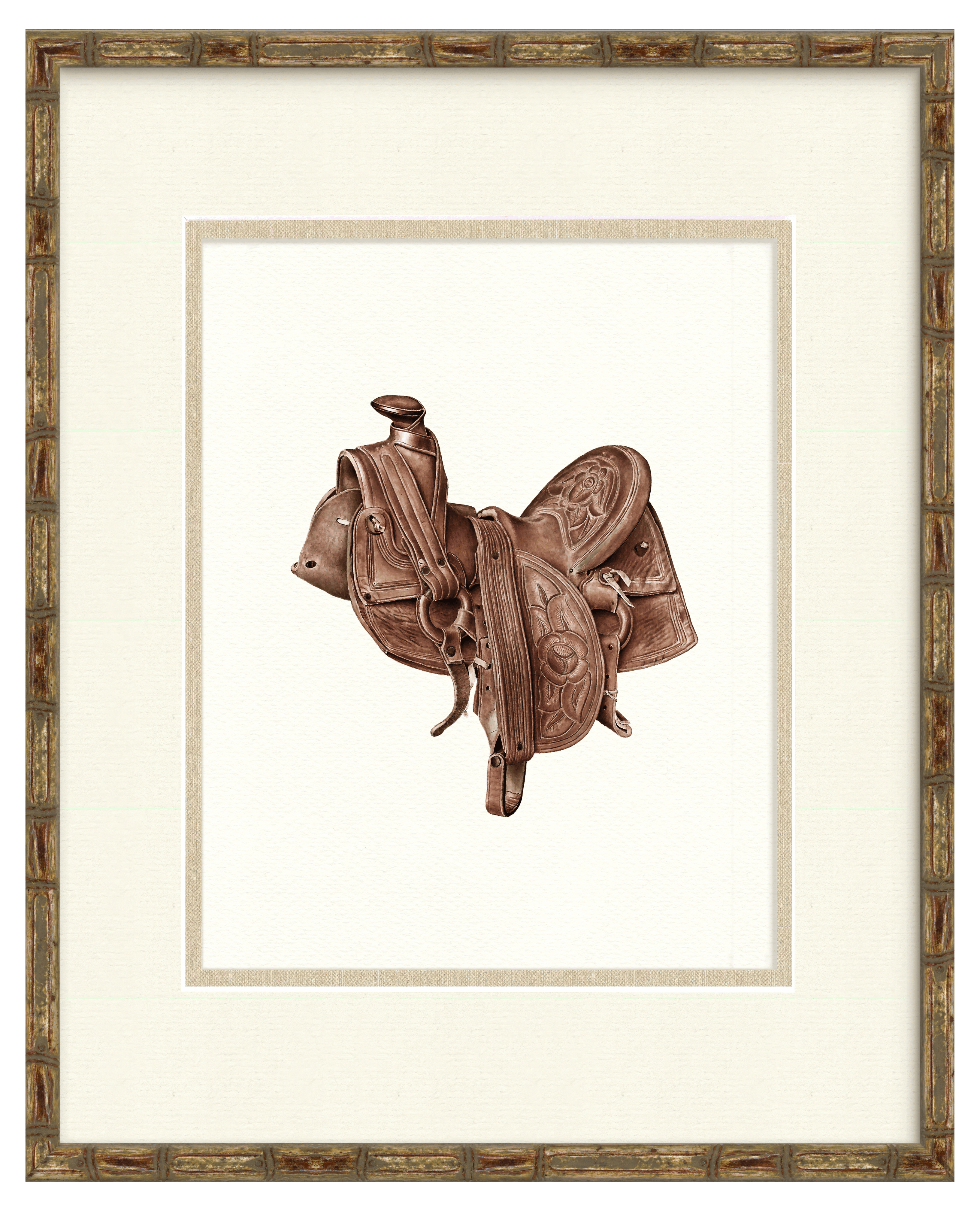 Vintage Saddle Illustrations - Durango