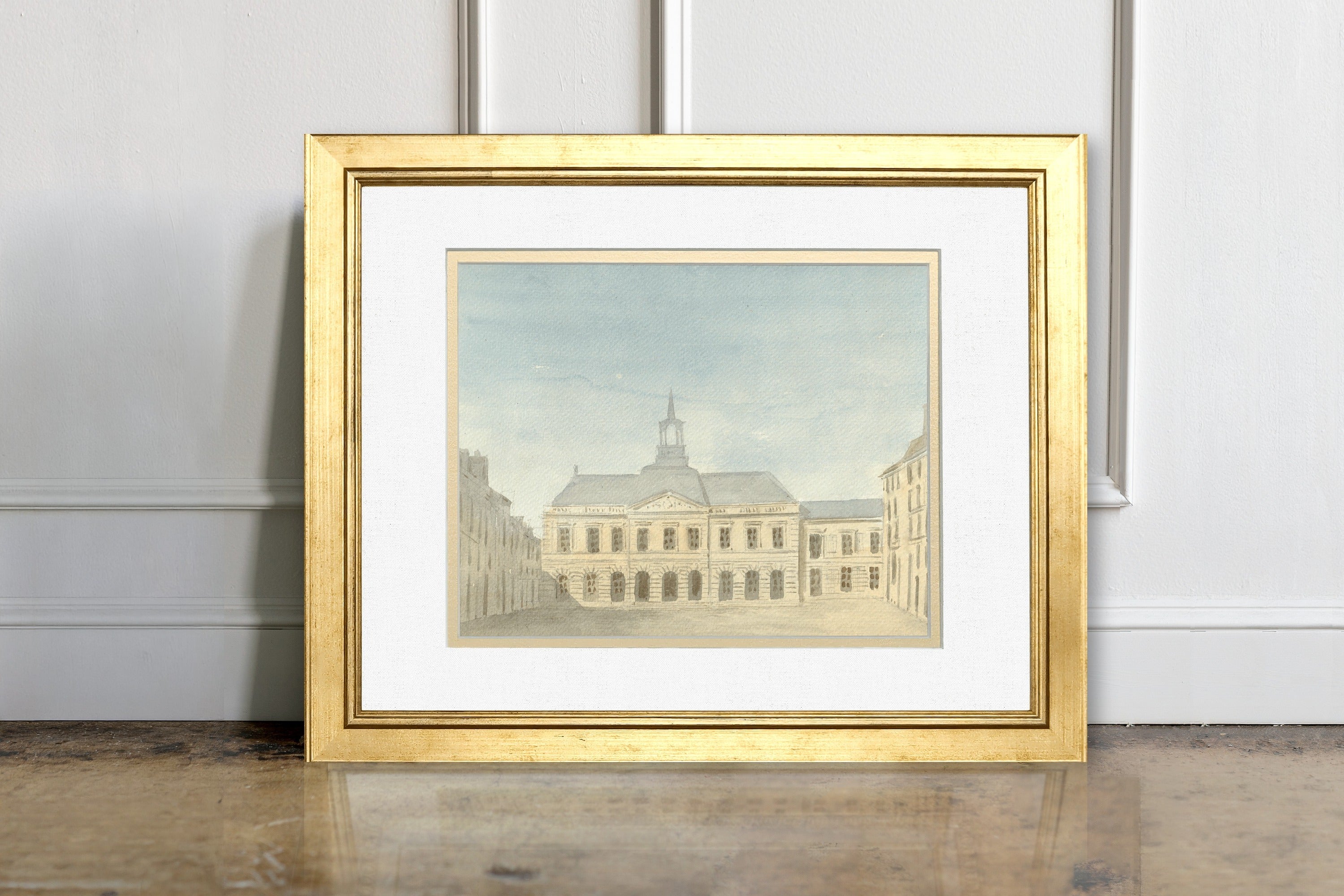 French Chateau Watercolors - City Centre