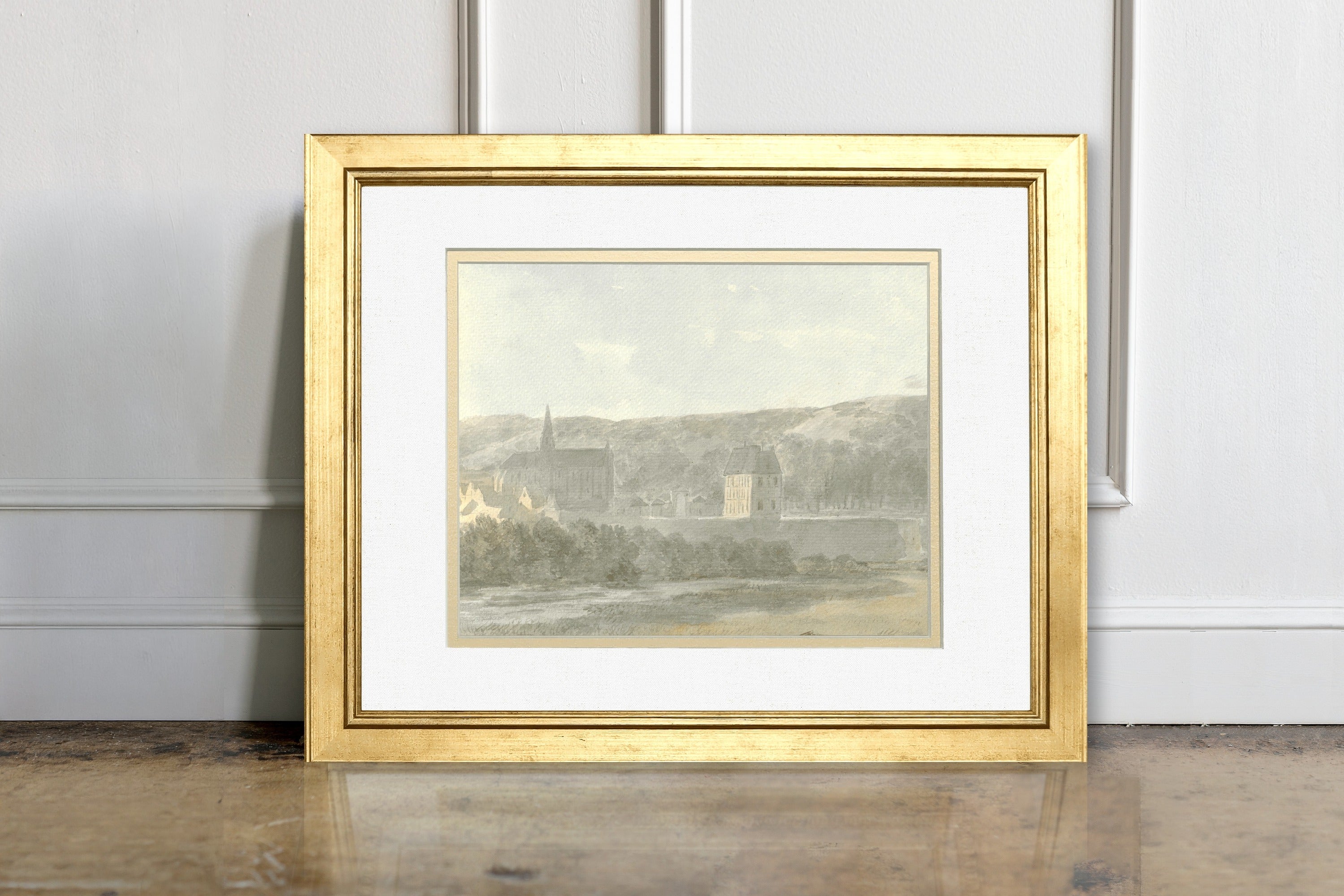 French Chateau Watercolors - Walled City