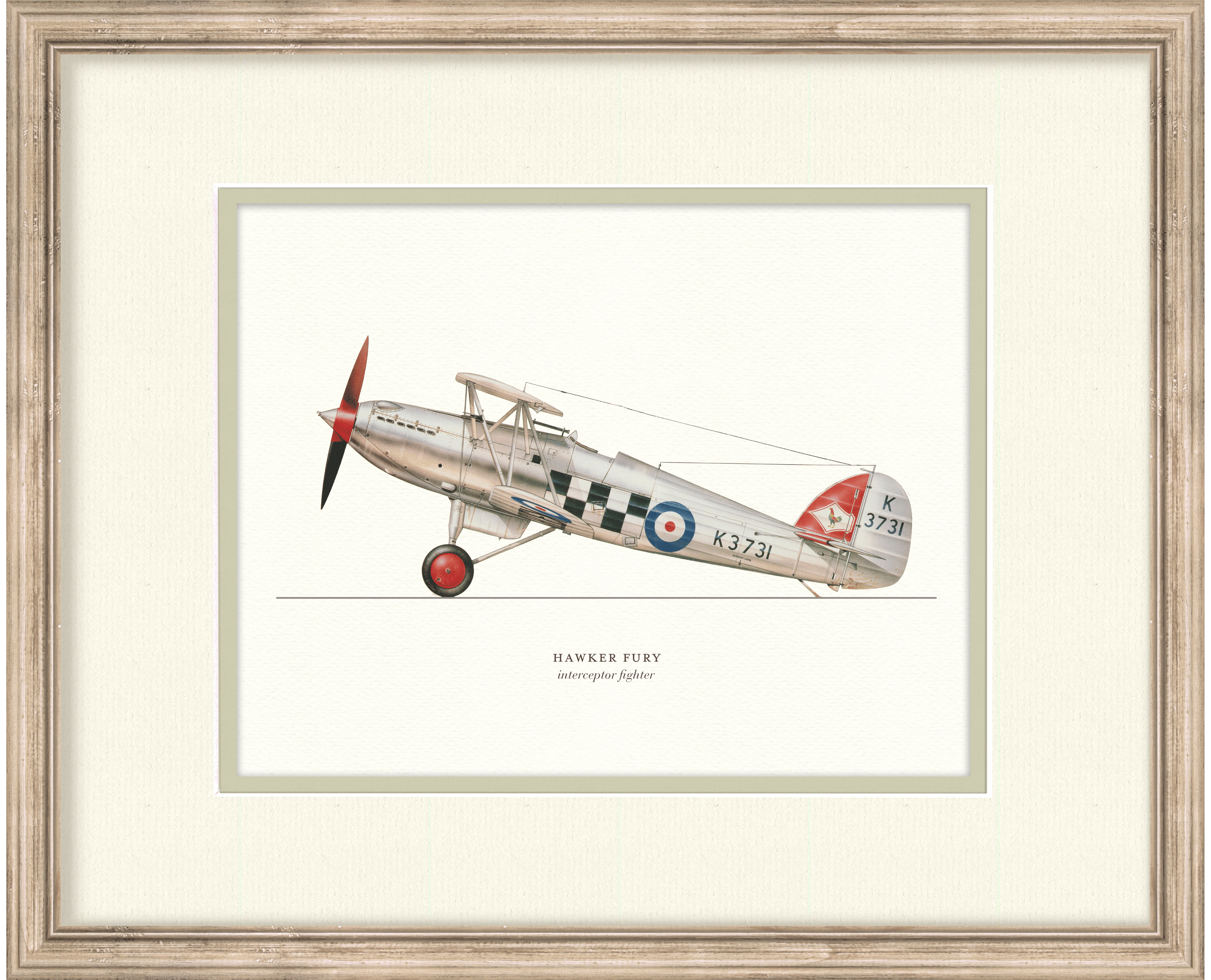 Vintage Airplanes - Hawker Fury