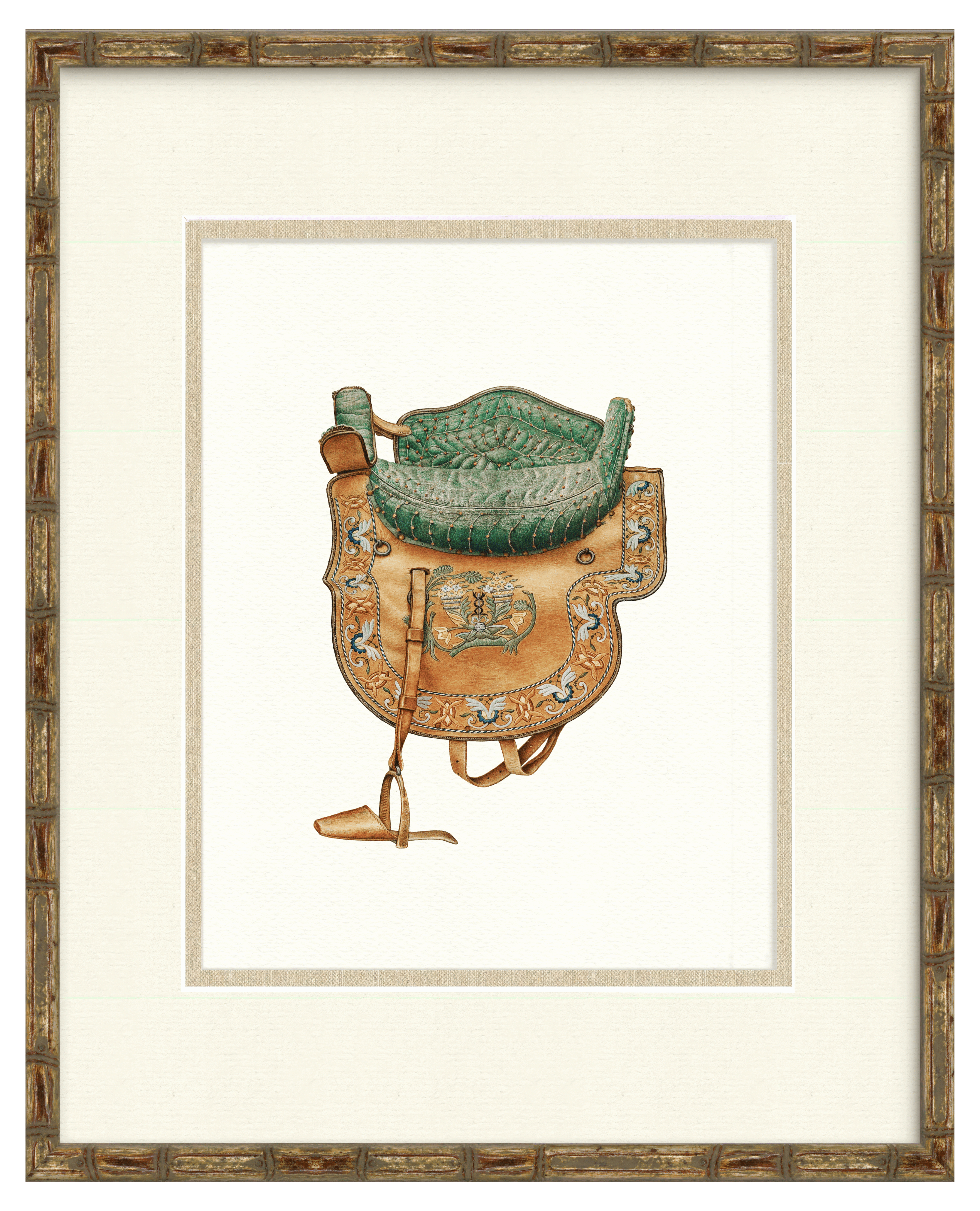 Vintage Saddle Illustrations - New Mexico