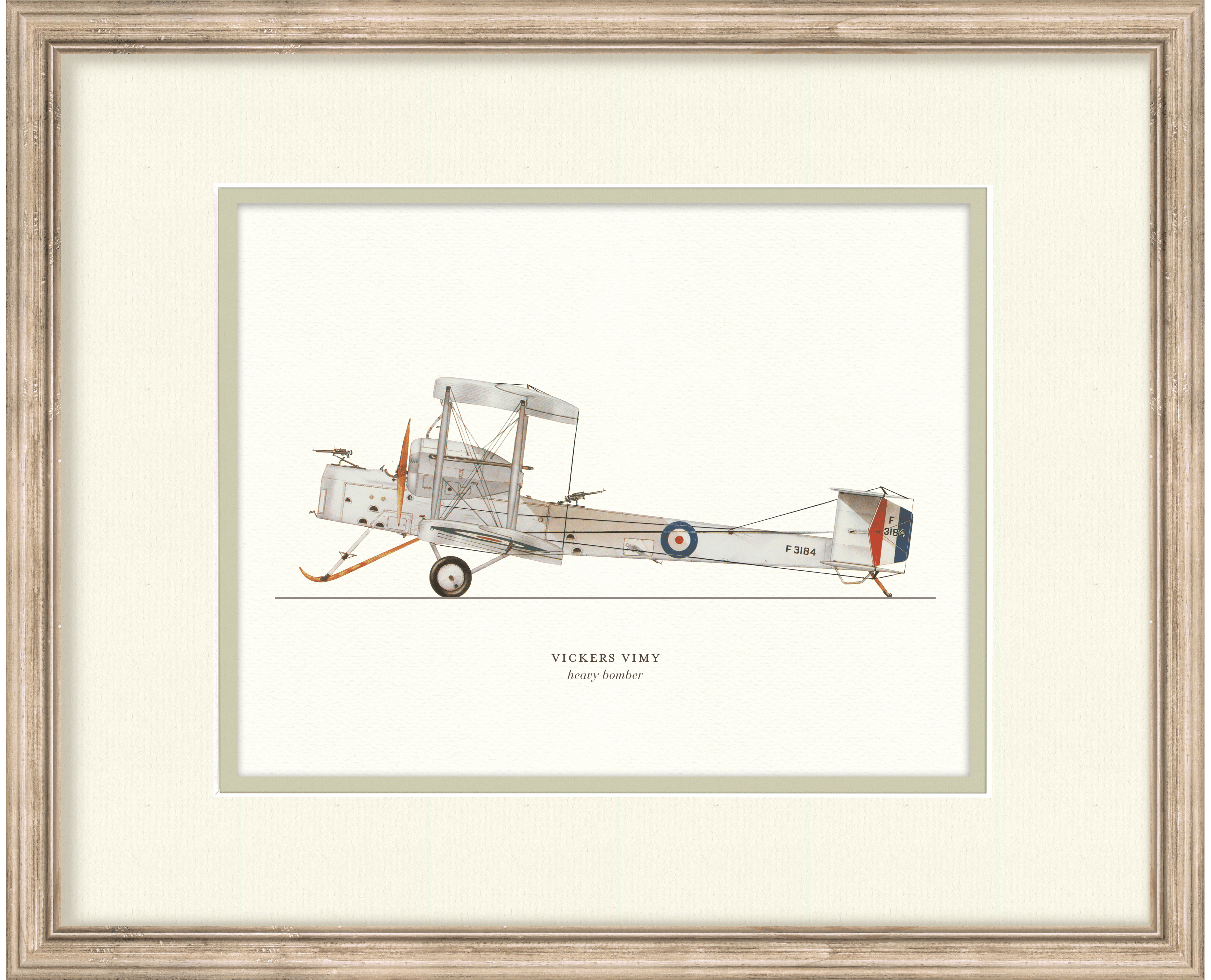 Vintage Airplanes - Vickers Vimy