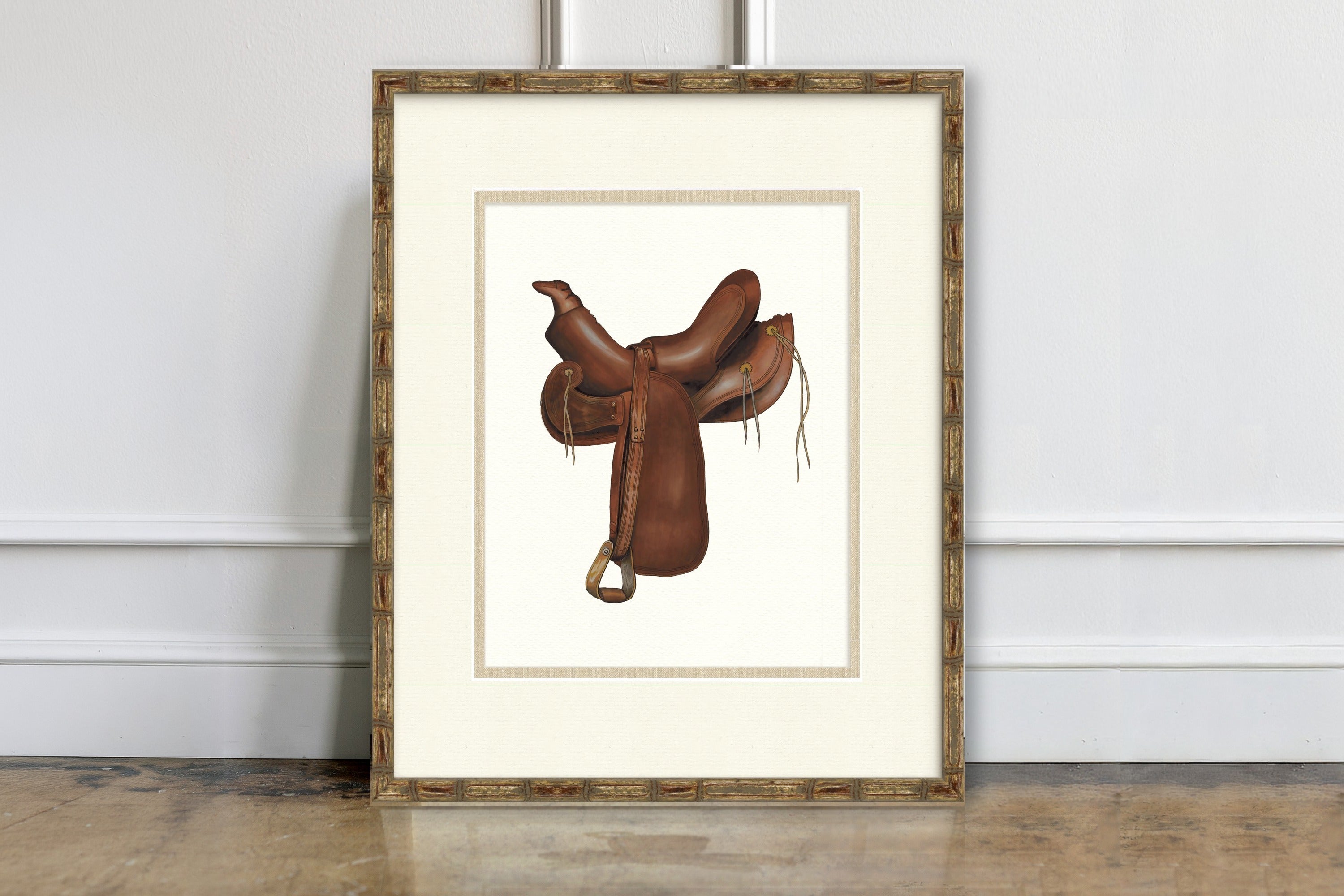 Vintage Saddle Illustrations - Abilene