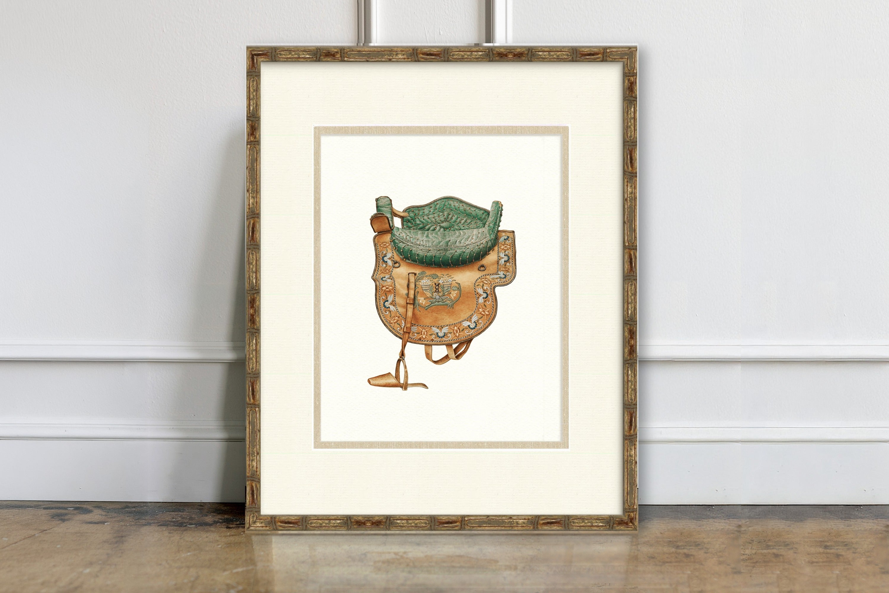 Vintage Saddle Illustrations - New Mexico
