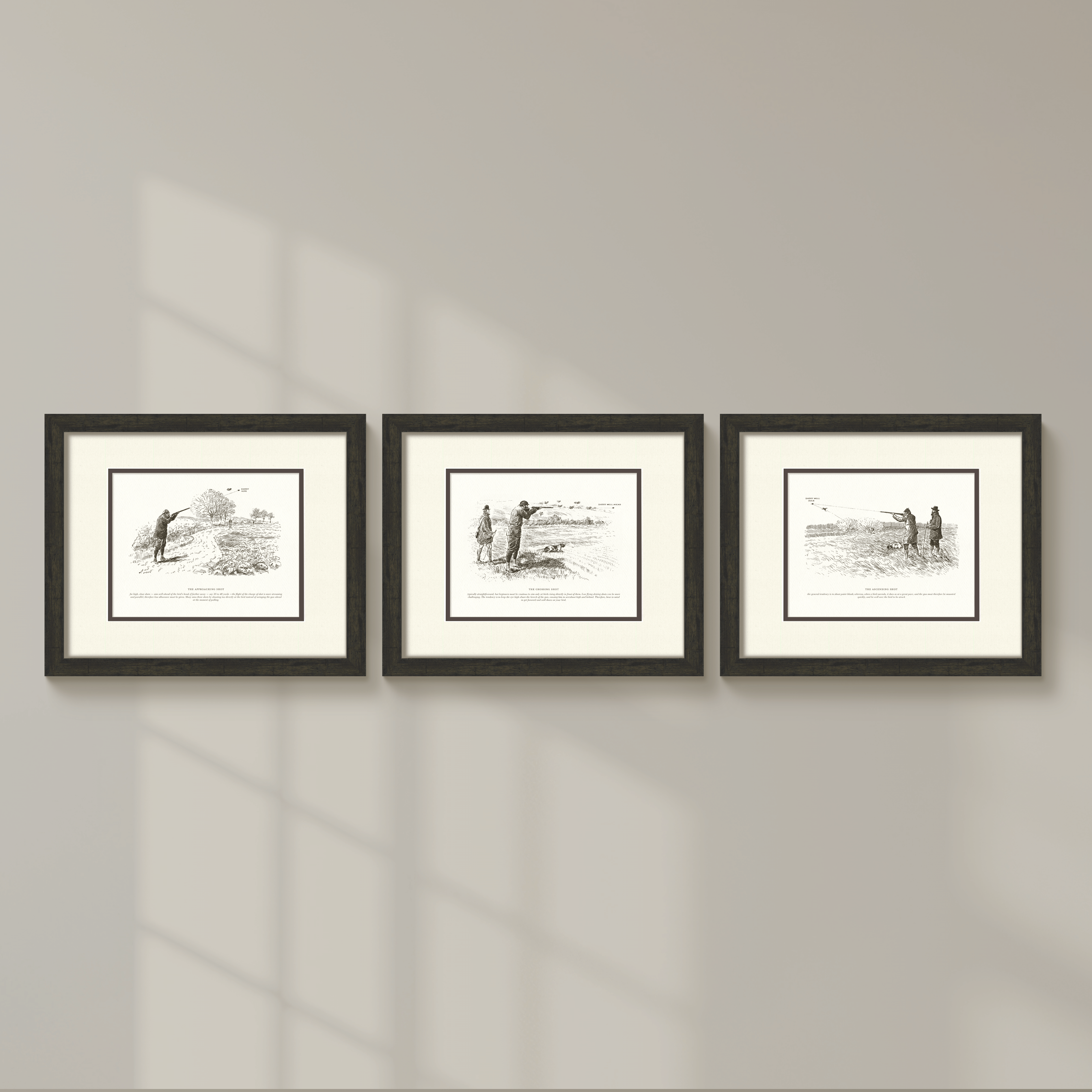 Sport Shooting Illustrations - The Crossing Shot