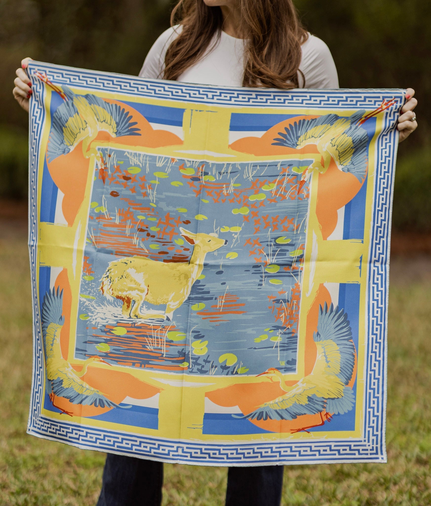 Lily Pad Doe Scarf