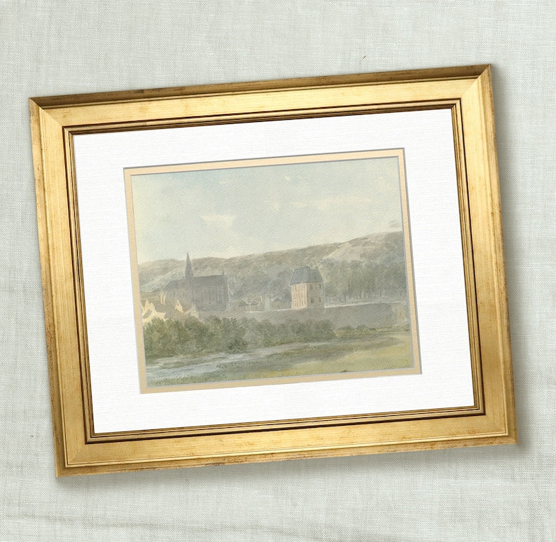 1½” Lars Antique Gold Wood Frame