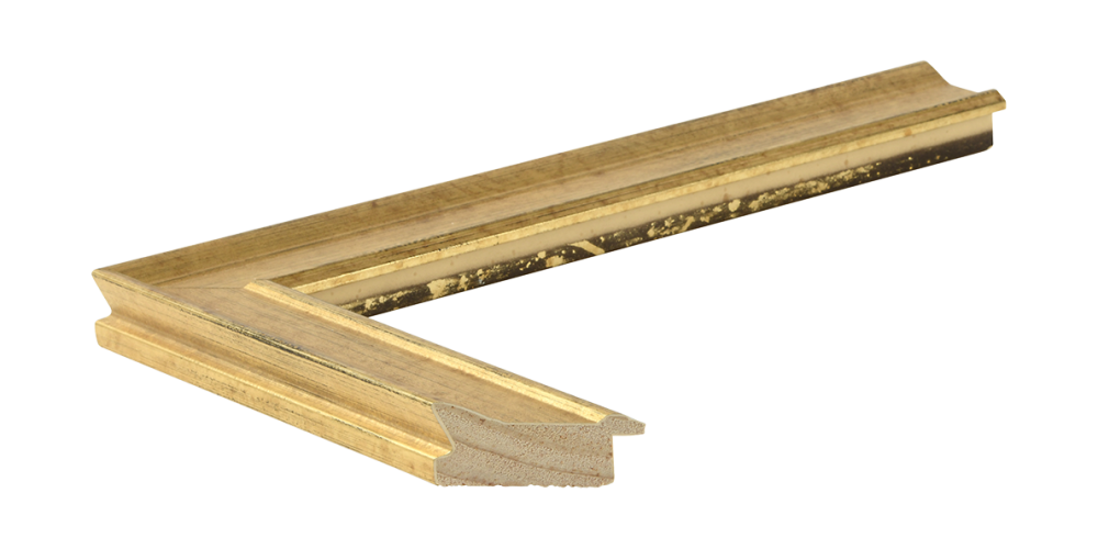 1½” Lars Antique Gold Wood Frame
