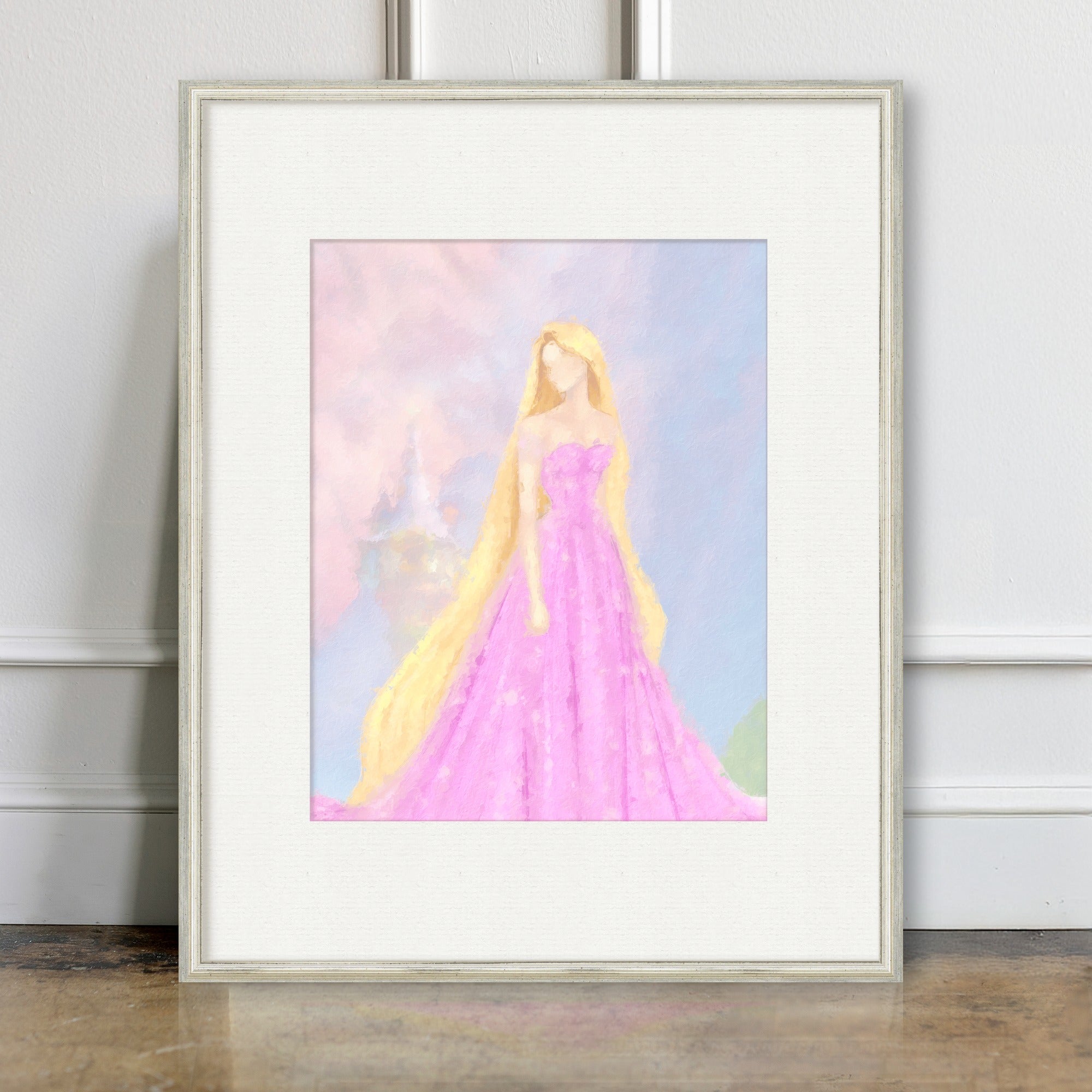 Princess Portraits - Rapunzel - room mockup
