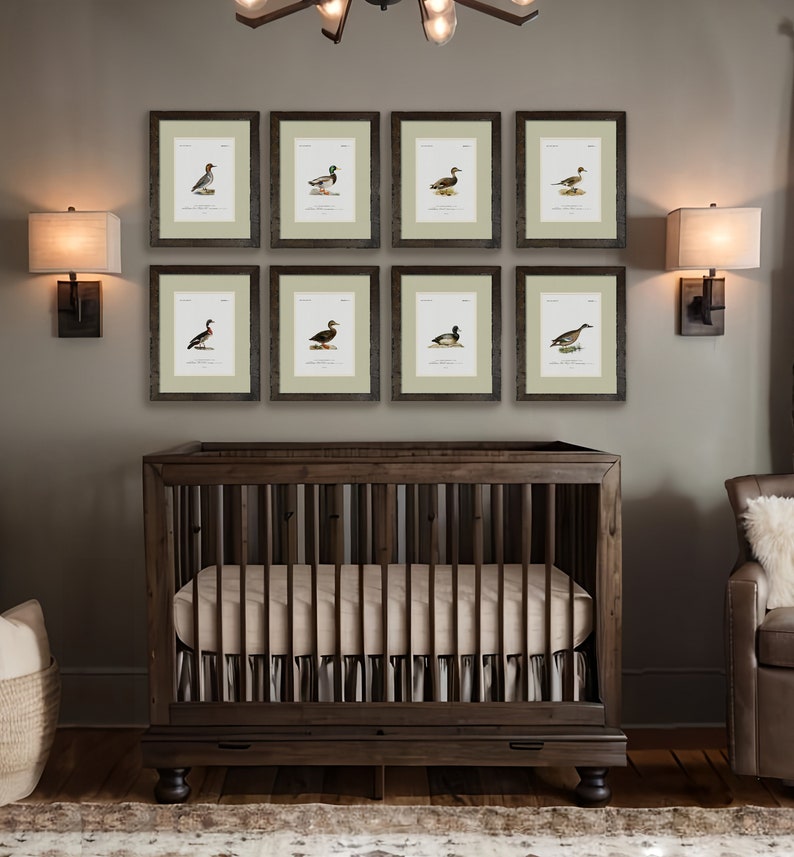 Rustic Espresso Burl Wood Frame