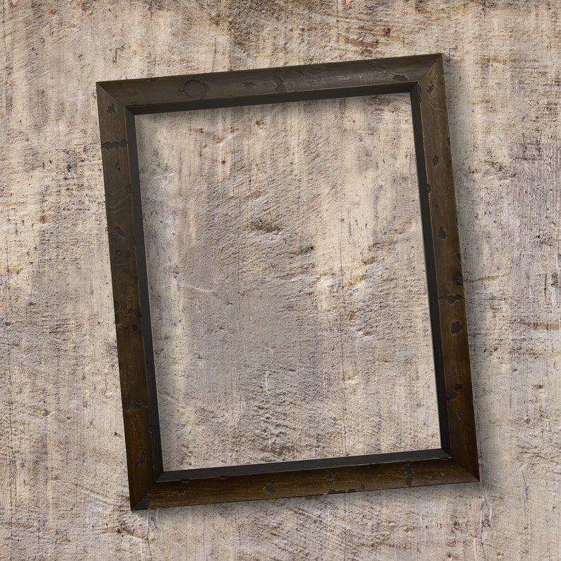 Rustic Espresso Burl Wood Frame