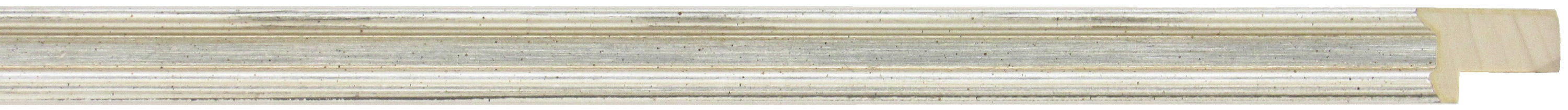 ⅝” Silver Leafed Scoop Wood Frame