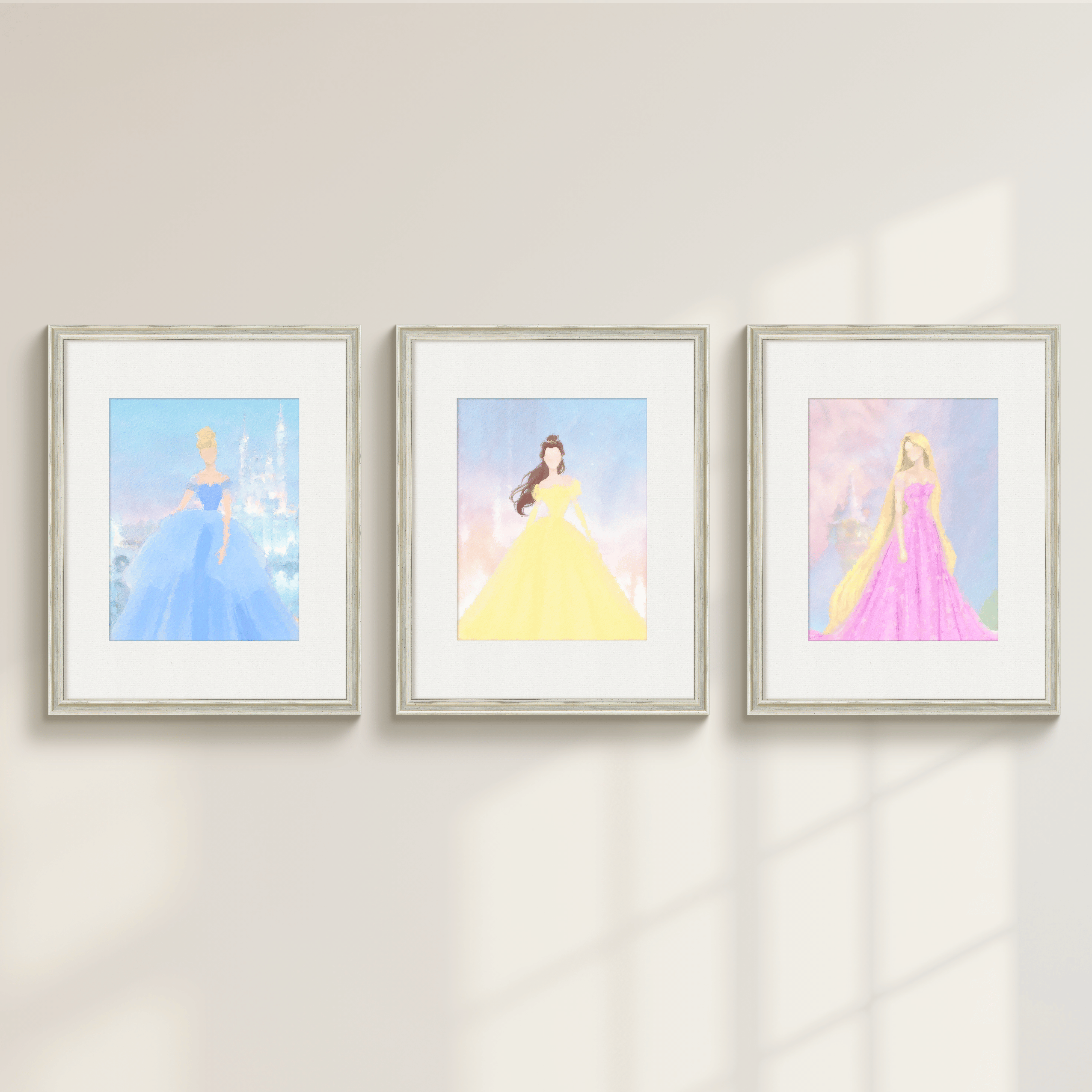 Princess Portraits - Curated Set of 3