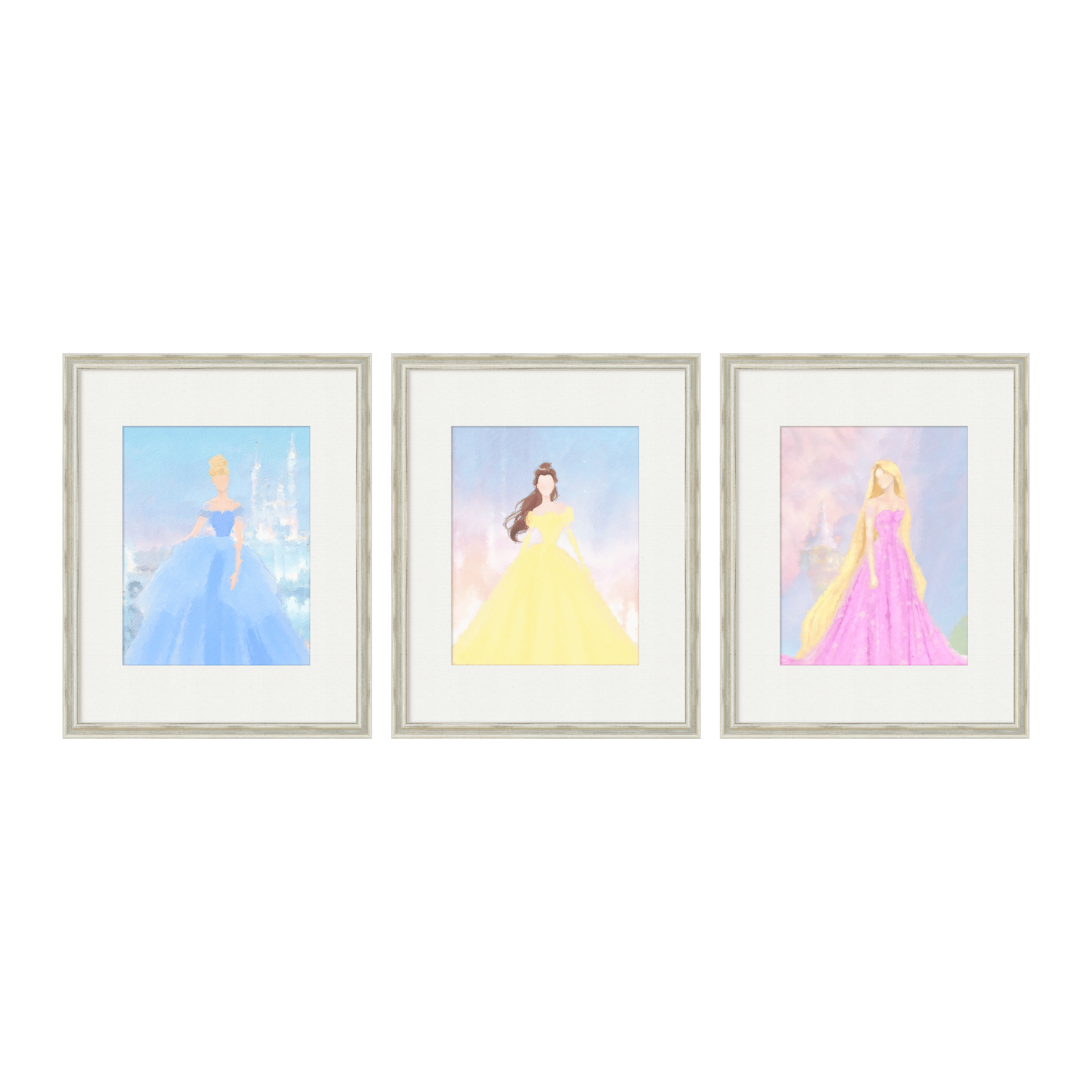 Princess Portraits - Curated Set of 3
