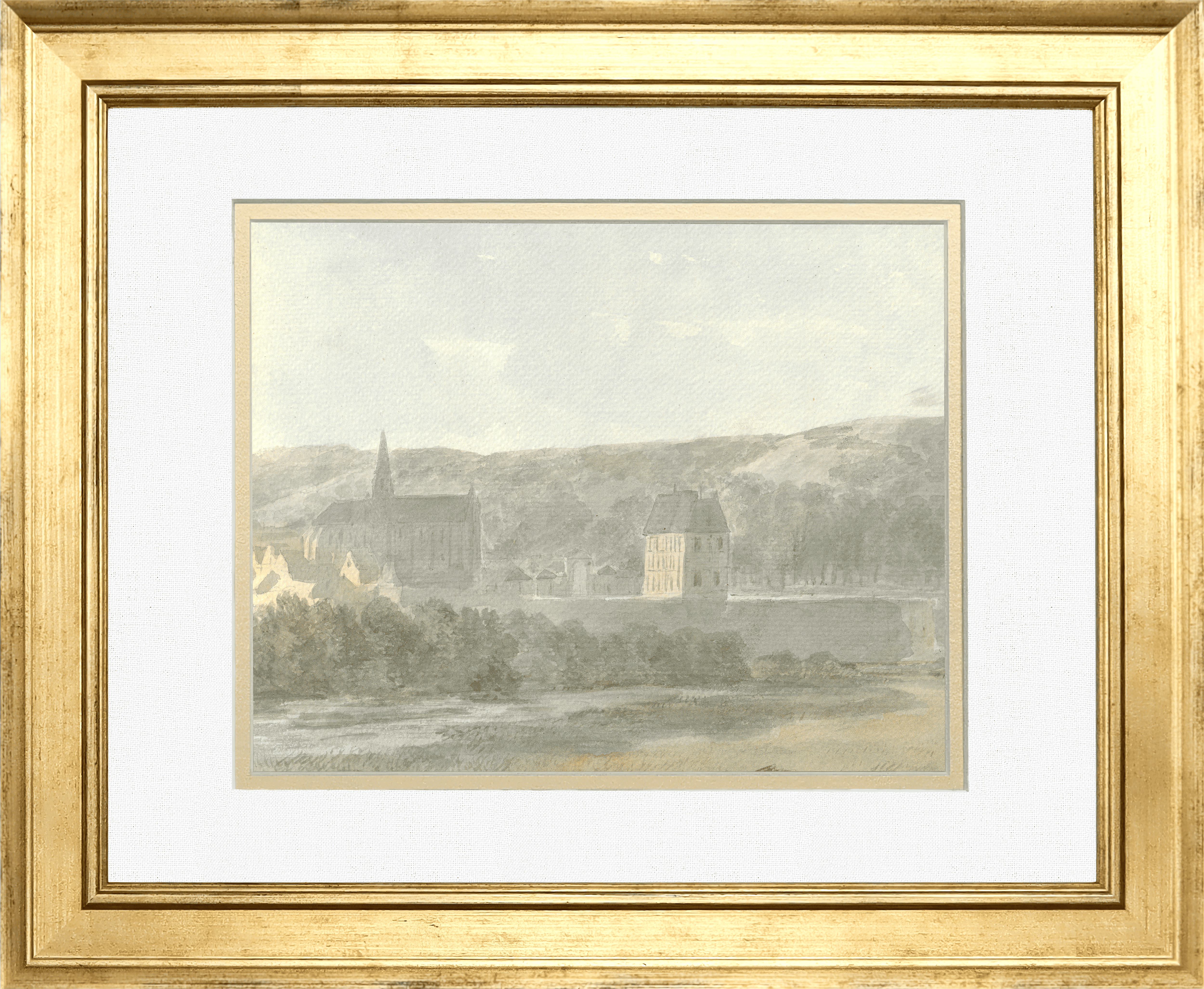 French Chateau Watercolors - Walled City
