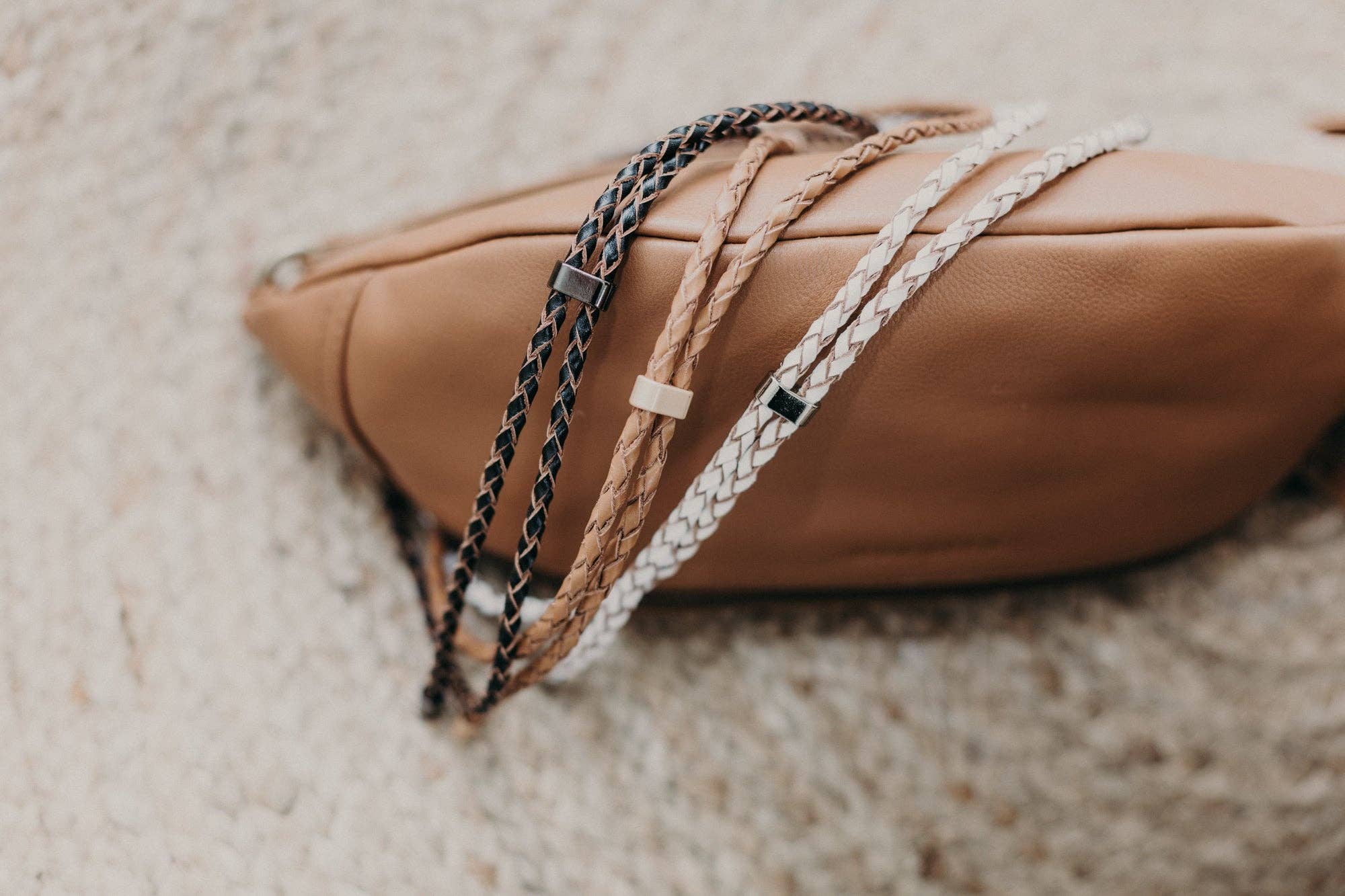 Genuine Leather Braided Hat Band