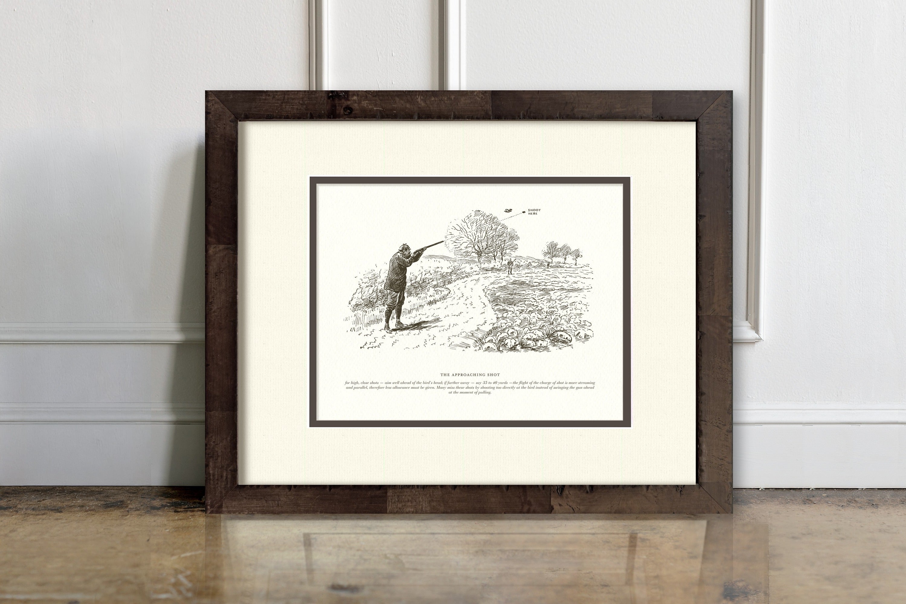 Sport Shooting Illustrations - The Approaching Shot