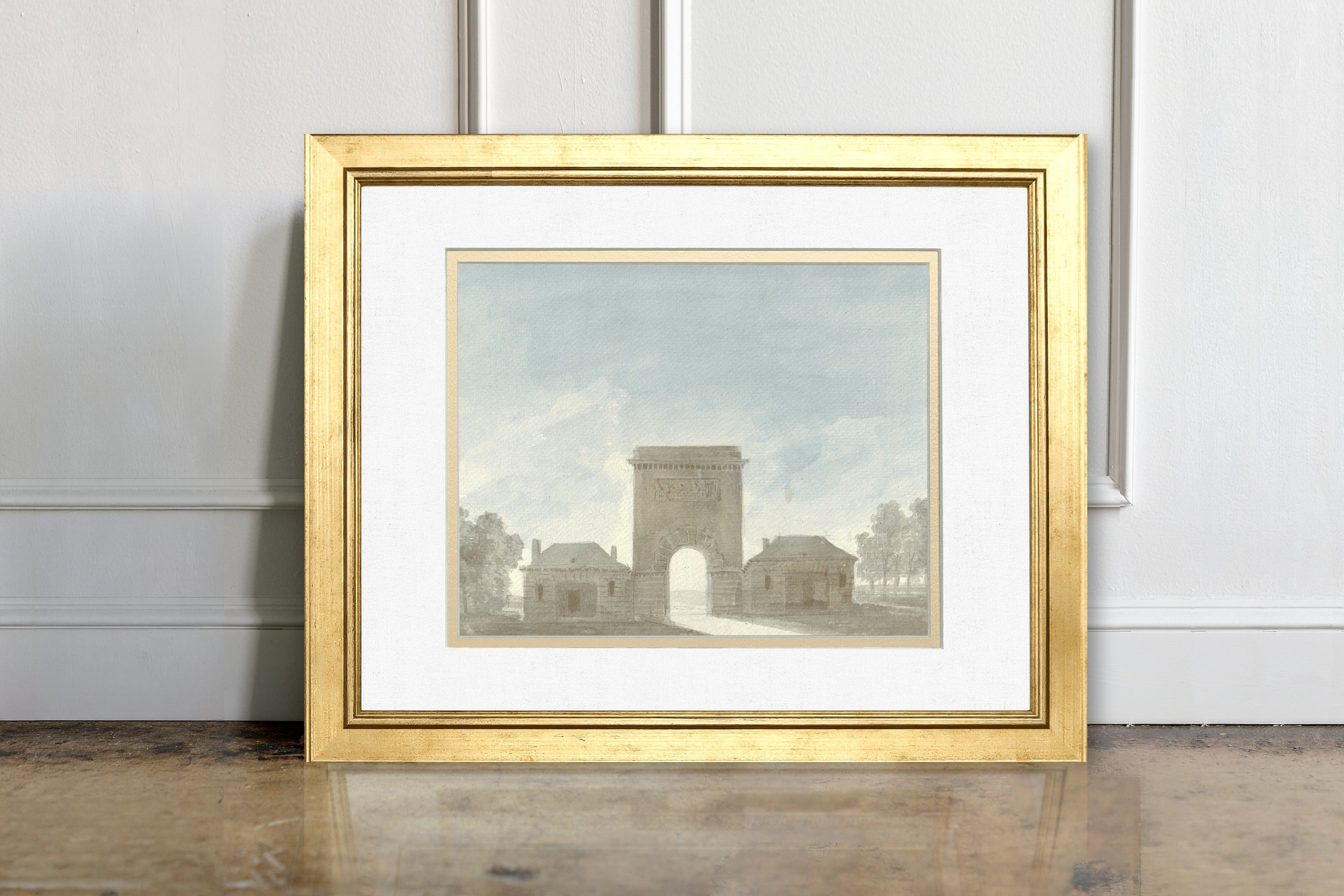 French Chateau Watercolors - Arch