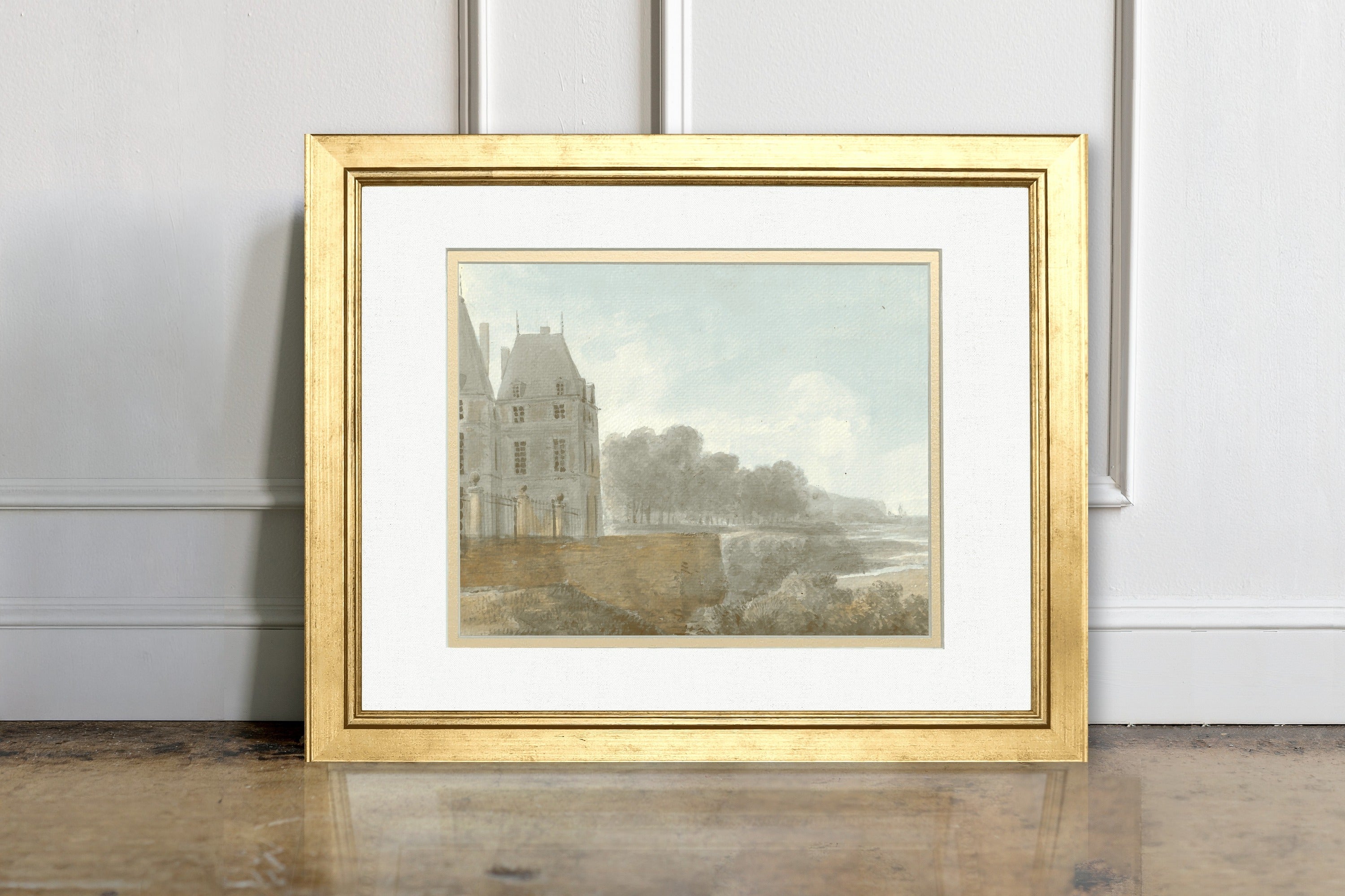 French Chateau Watercolors - Overlook