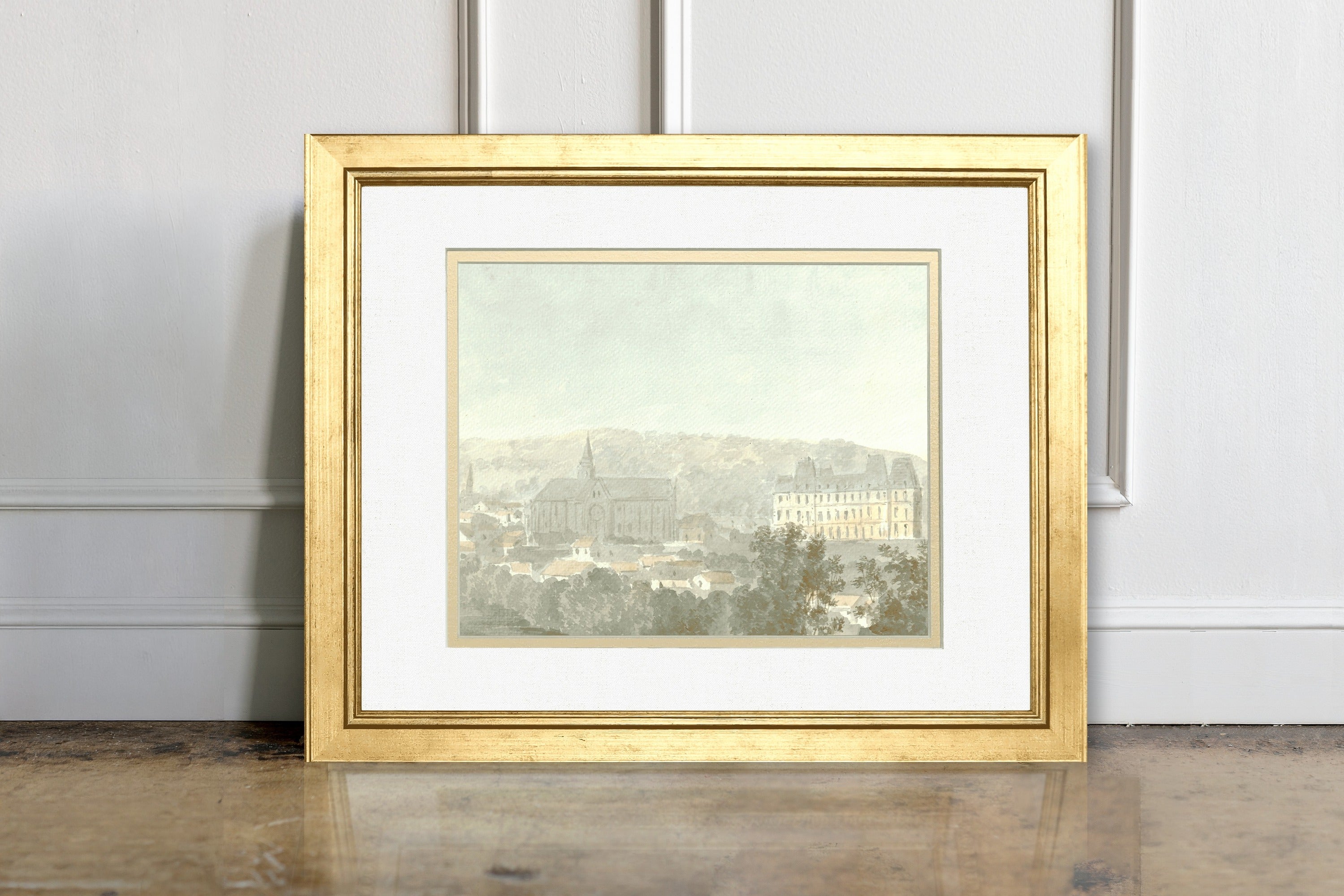 French Chateau Watercolors - Postcard