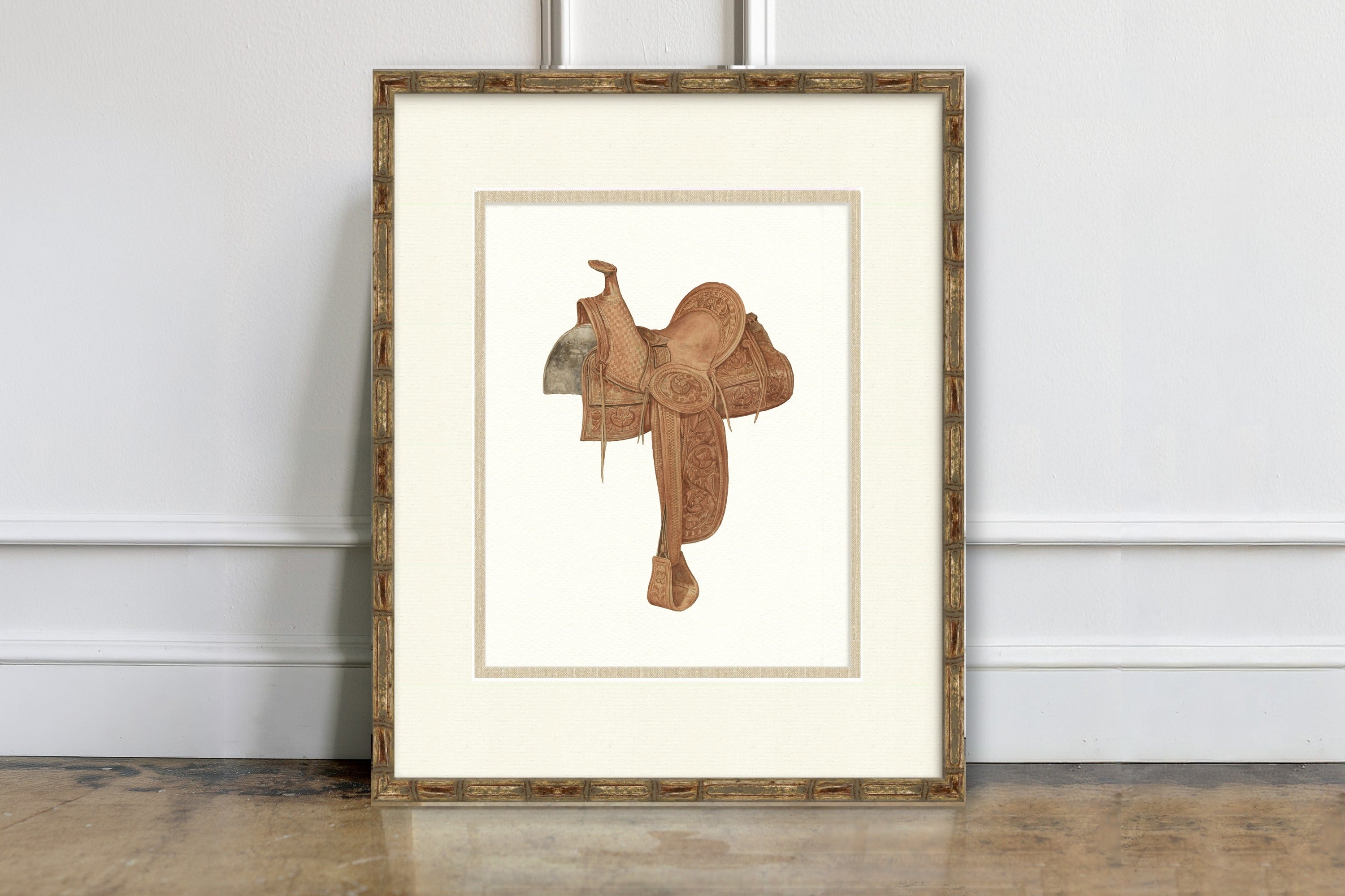 Vintage Saddle Illustrations - Arizona