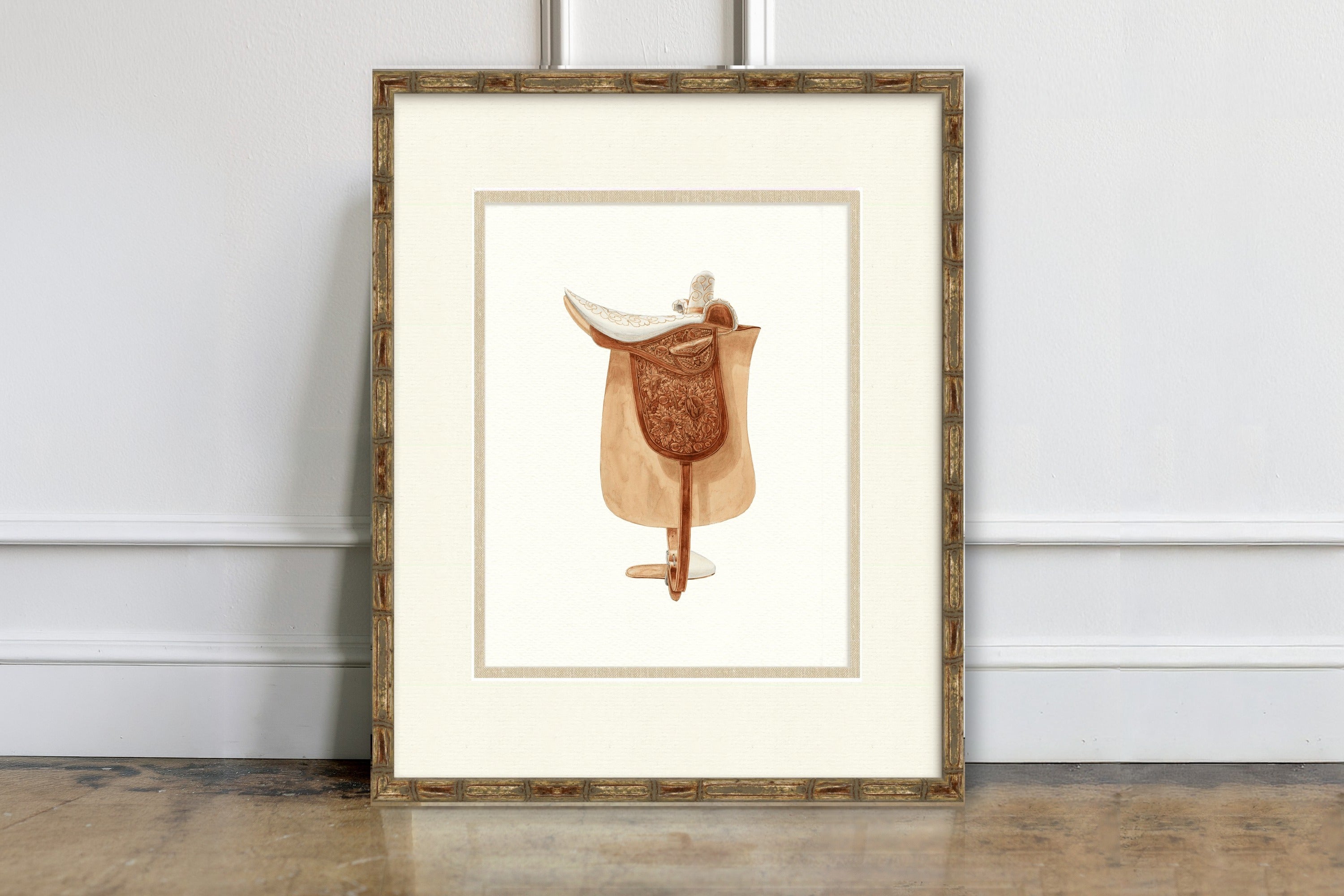 Vintage Saddle Illustrations - Colorado