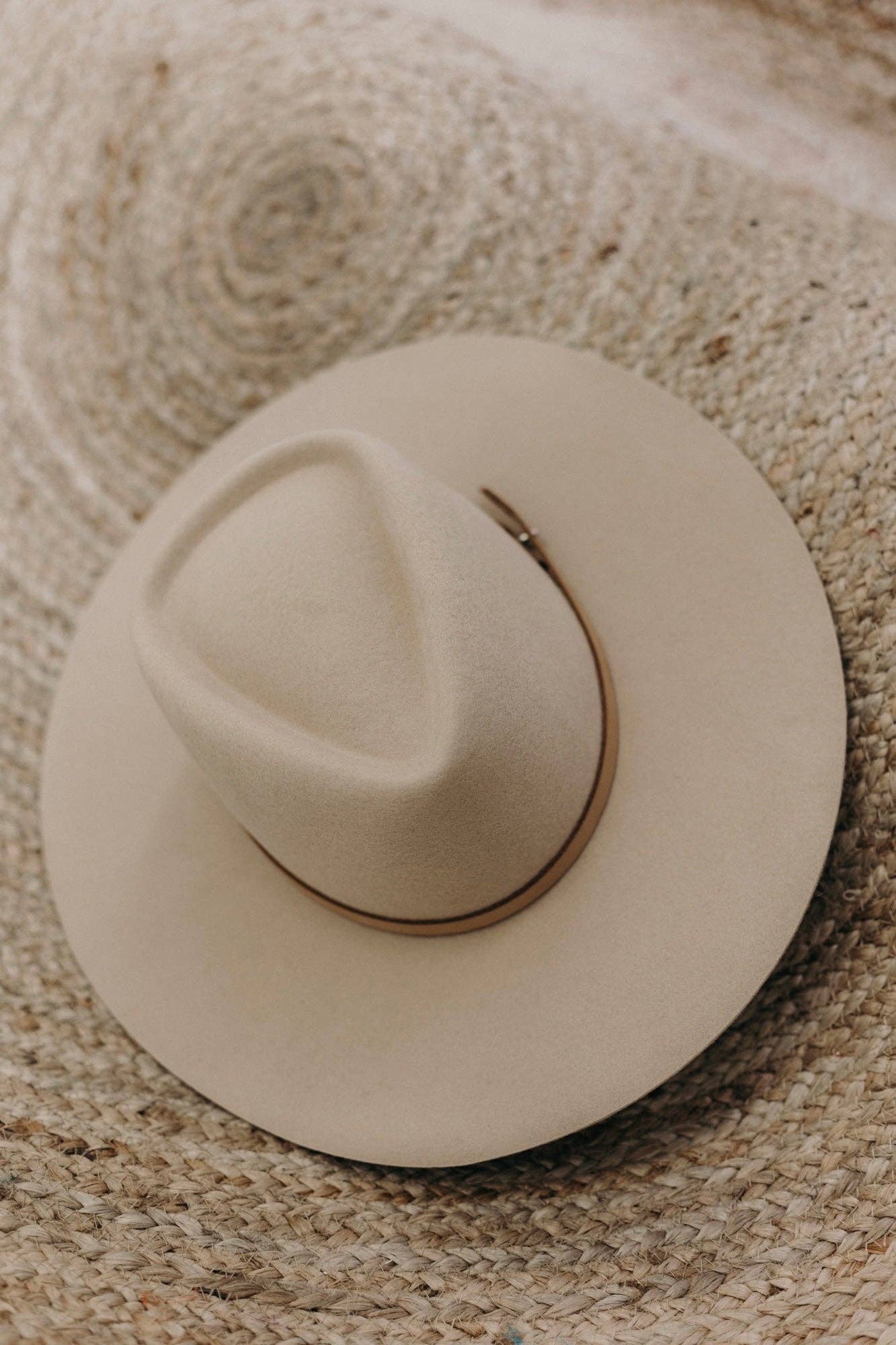 Aria | Wide Brim Rancher Hat | Cream