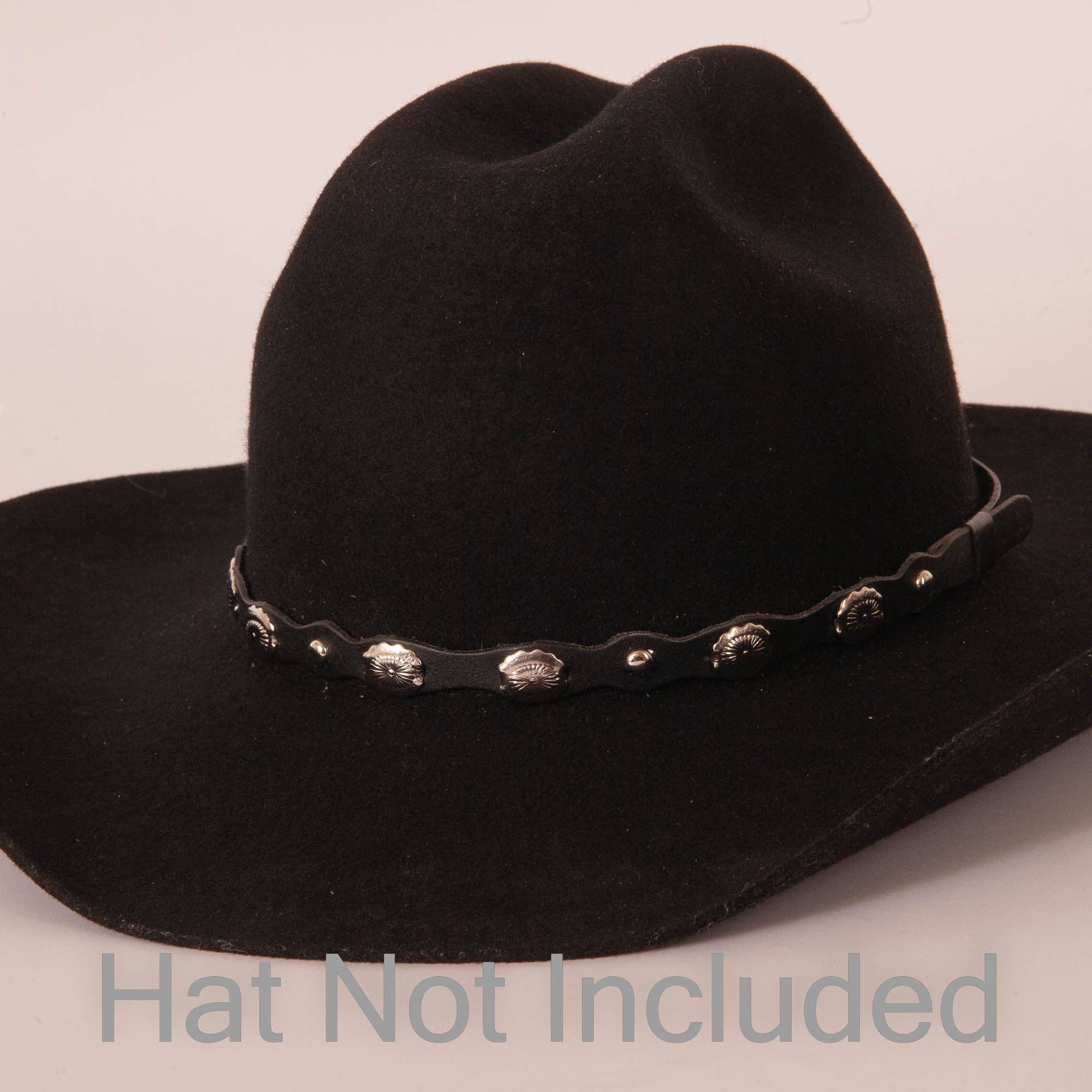 Western Concho Hat Band - Style Silverton