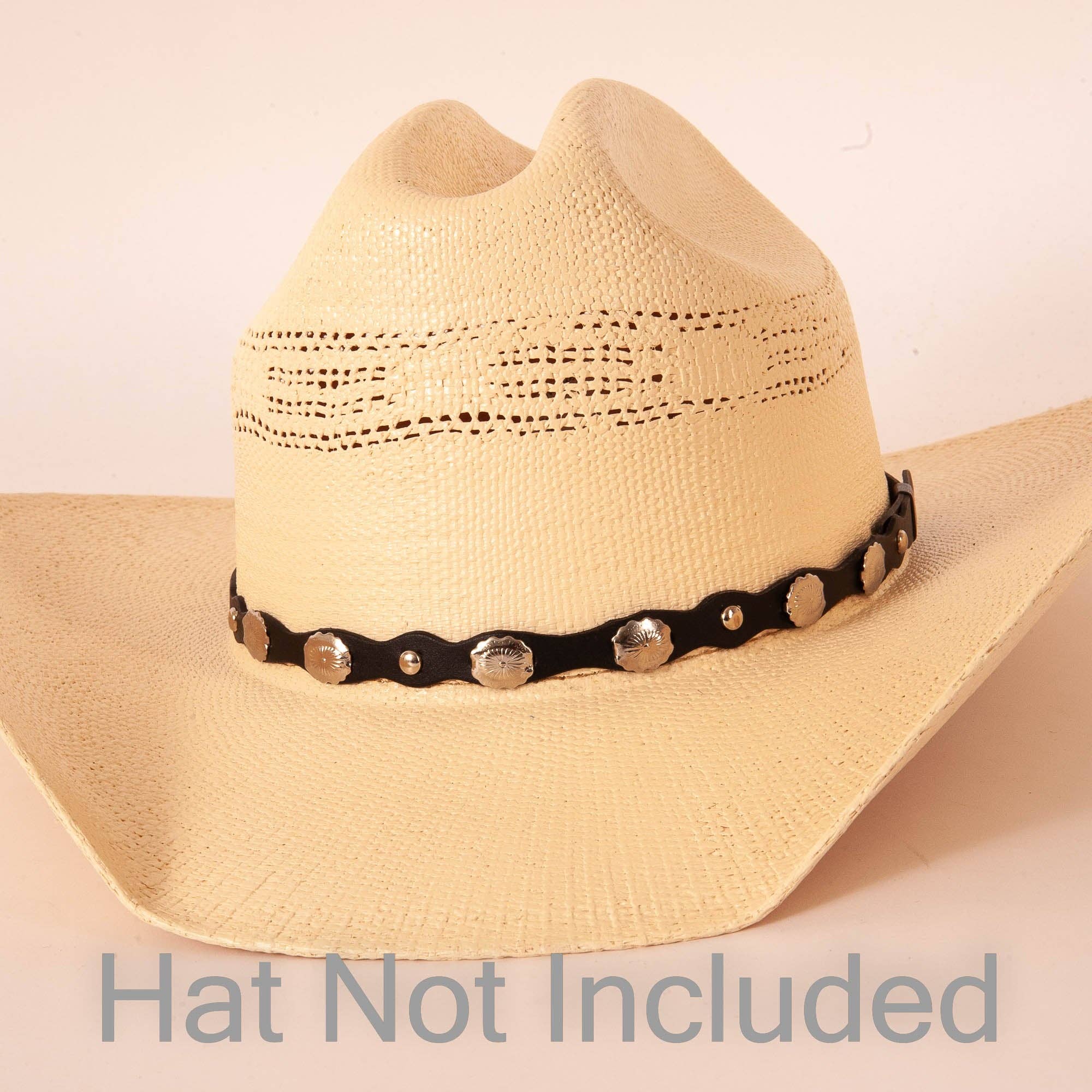 Western Concho Hat Band - Style Silverton