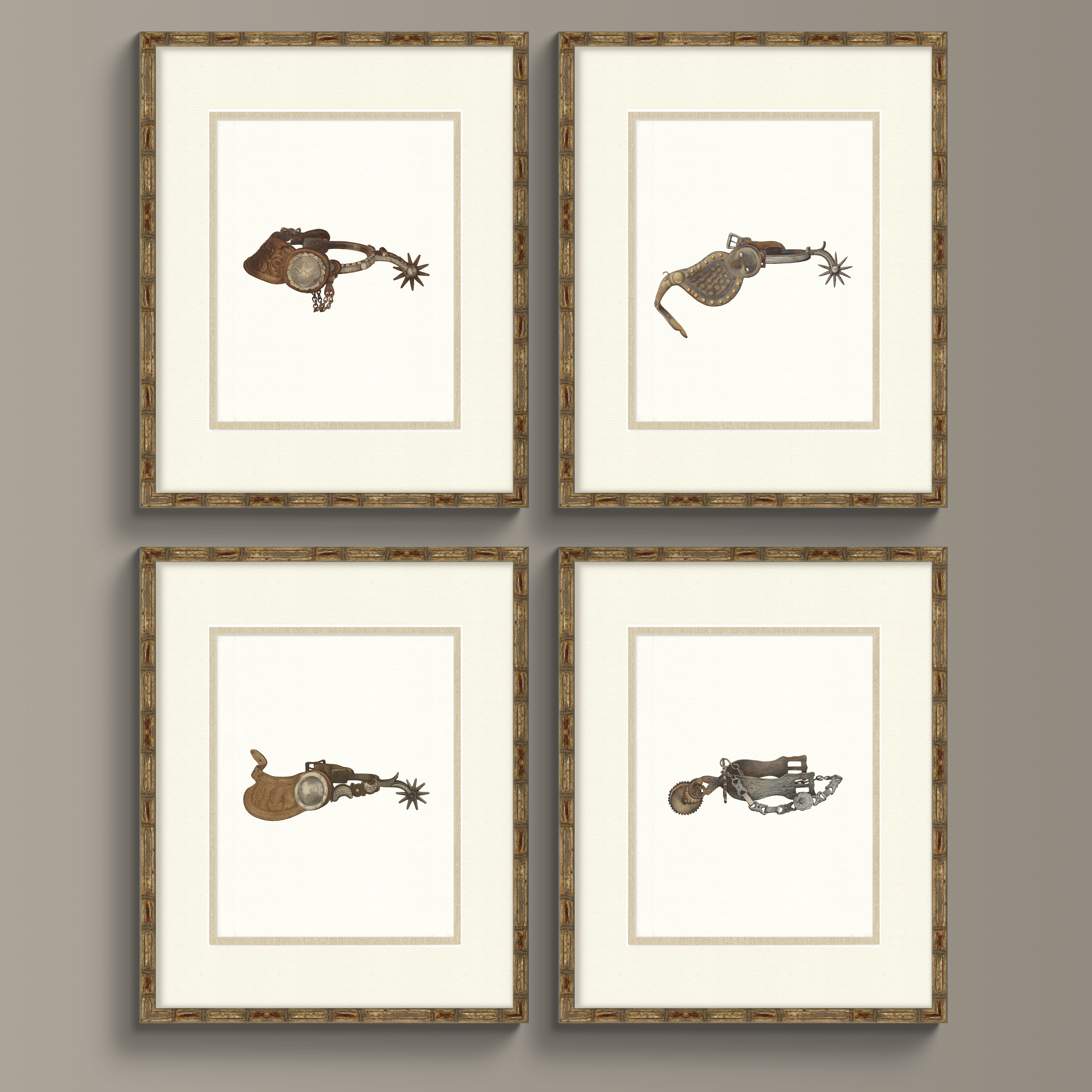 Vintage Saddle Illustrations - Holliday